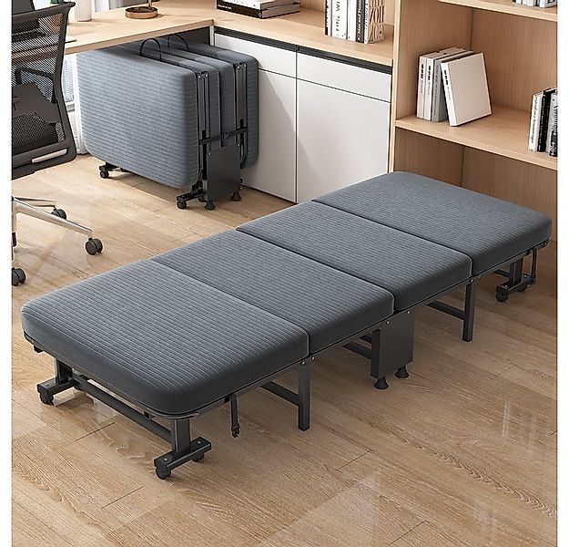 POPOLIC Klappbett Klappbett 190x80cm mit Rollen - Büro Gästebett Kompakt 80 günstig online kaufen