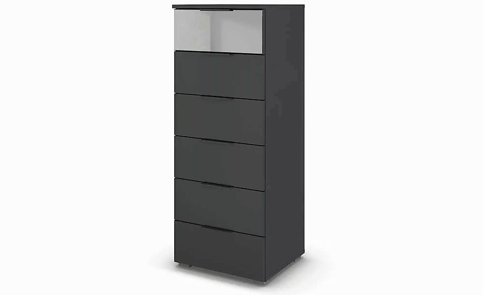 Kommode   ¦ grau ¦ Maße (cm): B: 47 H: 119 Kommoden & Sideboards > Kommoden günstig online kaufen