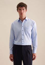 seidensticker Businesshemd "Regular" Regular Langarm Kentkragen Uni günstig online kaufen