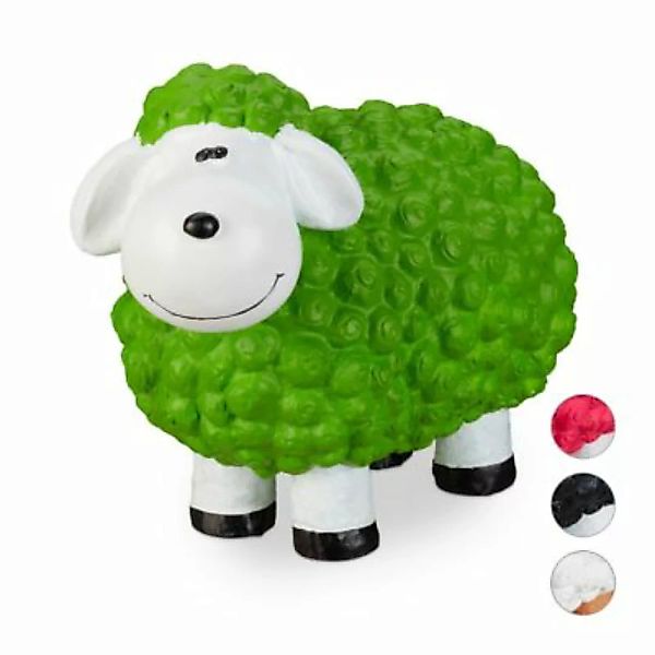 relaxdays Gartenfigur Schaf grün günstig online kaufen