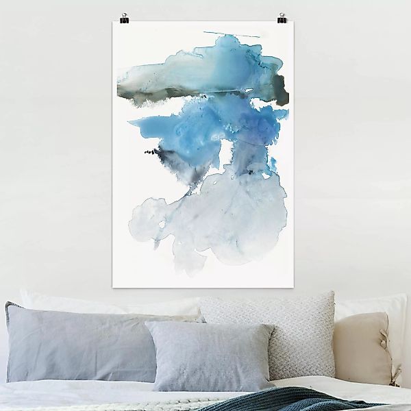 Poster Abstrakt - Hochformat Gletscherschmelze II günstig online kaufen