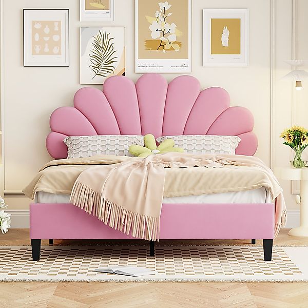 STILVORA Kinderbett 140x200 Polsterbett Gästebett mit günstig online kaufen