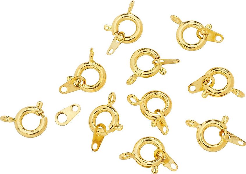 VBS Schmuckset Federverschluß mit Gegenring, 10 Stück günstig online kaufen