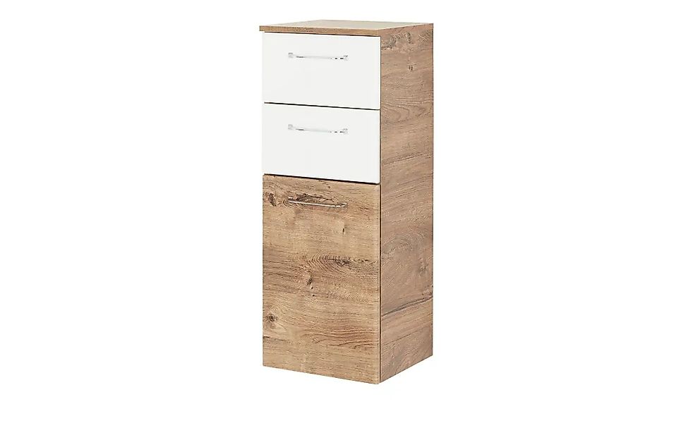 smart Midischrank   Onda ¦ holzfarben ¦ Maße (cm): B: 35 H: 90,5 T: 33 Schr günstig online kaufen