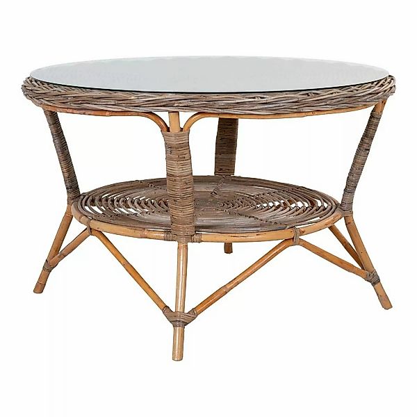 ebuy24 Larisa Gartentisch Ø120cm Glas Kubu Grau günstig online kaufen