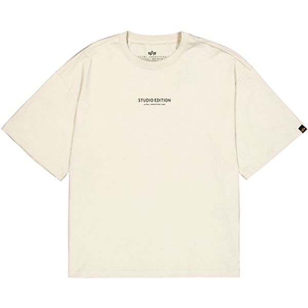Alpha Industries  T-Shirts & Poloshirts Studio Edition BP T - vintage white günstig online kaufen