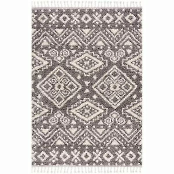 carpet city® Hochflor Teppich Pulpy 541 Grau grau Gr. 80 x 400 günstig online kaufen