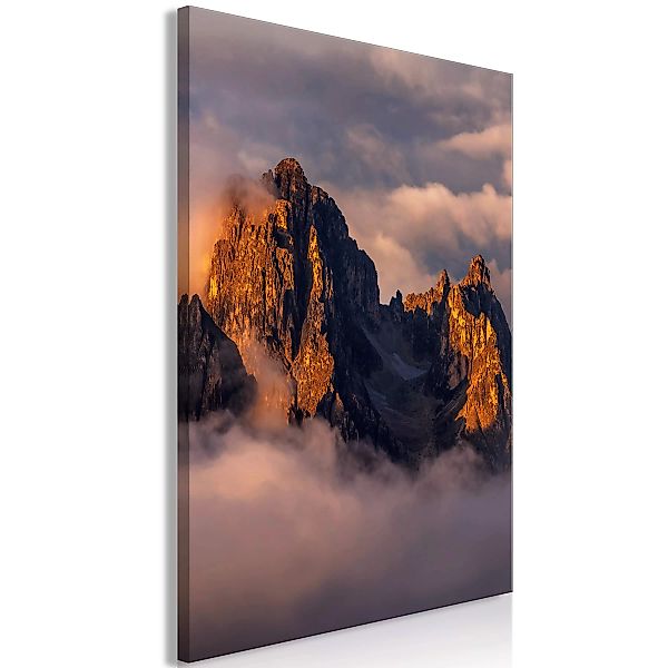 Wandbild - Mountains in the Clouds (1 Part) Vertical günstig online kaufen