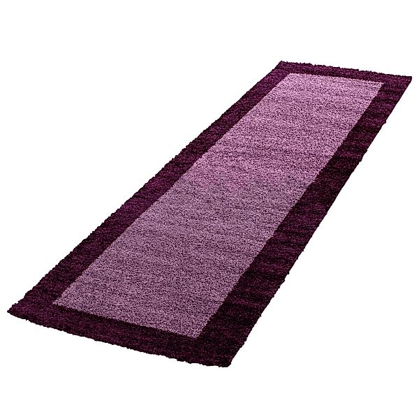 Ayyildiz Hochflorteppich Life 1503 Violett 60 cm x 110 cm günstig online kaufen