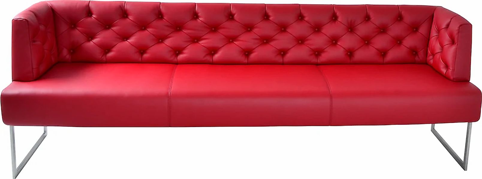 K+W Komfort & Wohnen Polsterbank "Creso" im modernen Chesterfield-Look, Füß günstig online kaufen