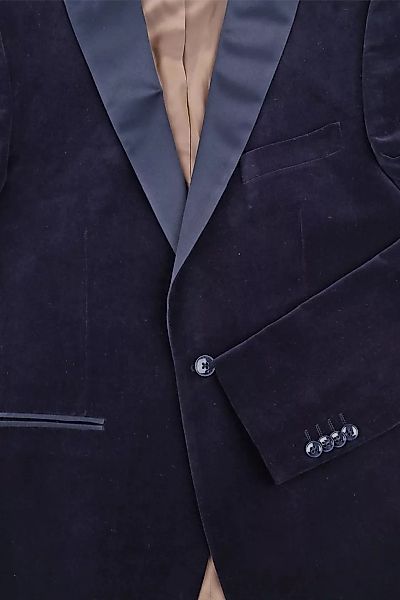 Suitable Smoking Blazer Velvet Navy - Größe 50 günstig online kaufen