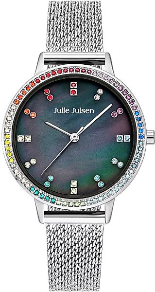 Julie Julsen Quarzuhr "Julie Julsen Rainbow Silver Black, JJW2100SME", bunt günstig online kaufen