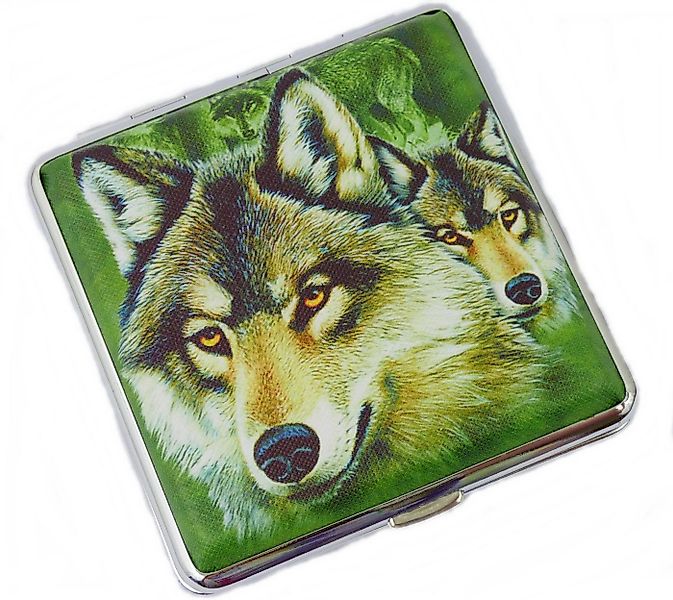 Westernlifestyle Aufbewahrungsbox Zigarettenetui Wolf Adler günstig online kaufen