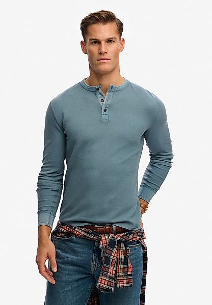 Superdry Langarmshirt "LW TEXTURED GRANDAD TOP" günstig online kaufen
