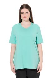 Ulla Popken T-Shirt T-Shirts 2er-Pack V-Ausschnitt günstig online kaufen