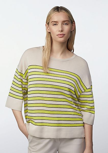 comma 3/4 Arm-Pullover Strickpullover (1-tlg) günstig online kaufen