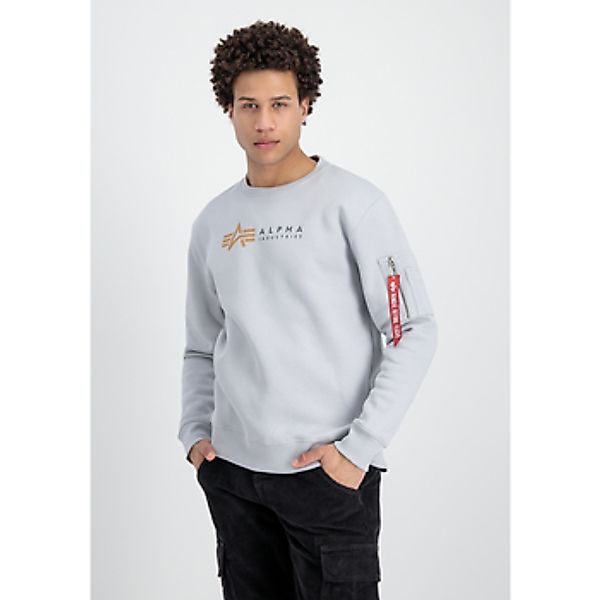 Alpha Industries  Sweatshirt Alpha Label Sweater - pastel grey günstig online kaufen