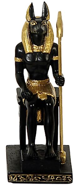 MystiCalls Dekofigur Ägyptischer Gott Anubis sitzend günstig online kaufen