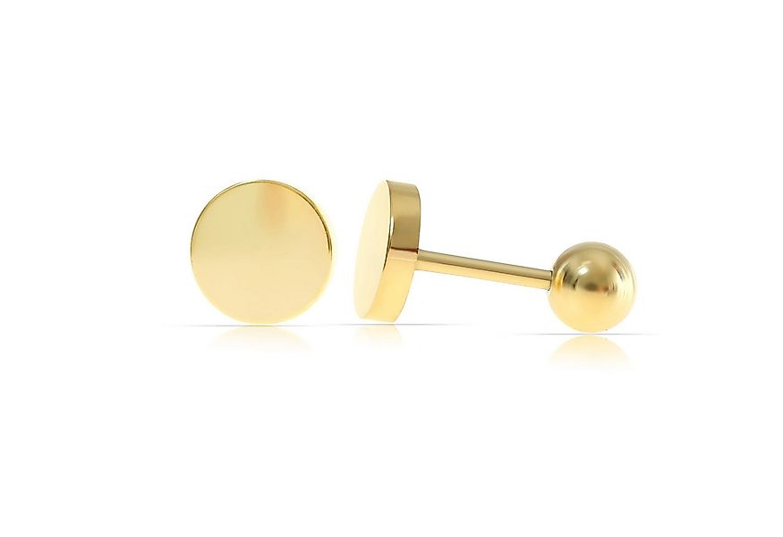 Made by Nami Paar Ohrstecker Gold geometrische Ohrstecker aus Edelstahl min günstig online kaufen