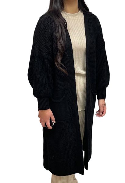 HELLO MISS Longstrickjacke Modisch Maxi Strickjacke günstig online kaufen