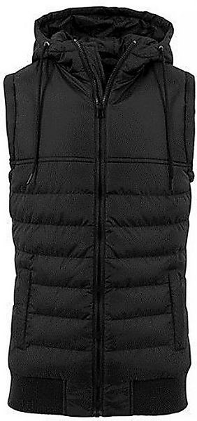 Build Your Brand Funktionsweste Herren Bubble Vest / Kapuze mit 2-facher Te günstig online kaufen
