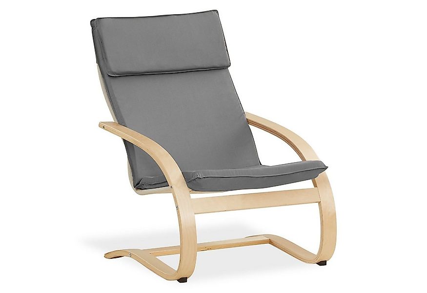 Homestyle4u Relaxsessel Sessel Relaxstuhl Fernsehsessel Grau Wohnzimmer Sch günstig online kaufen