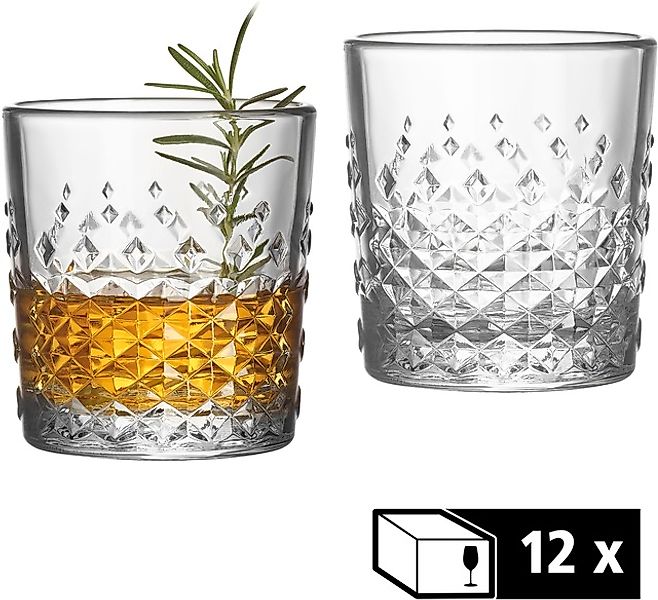 LIBBEY Gläser-Set »Rocks Glas -OCULAR-, 236 ml, Ø 8 cm, H: 9 cm, 12er Set«, günstig online kaufen