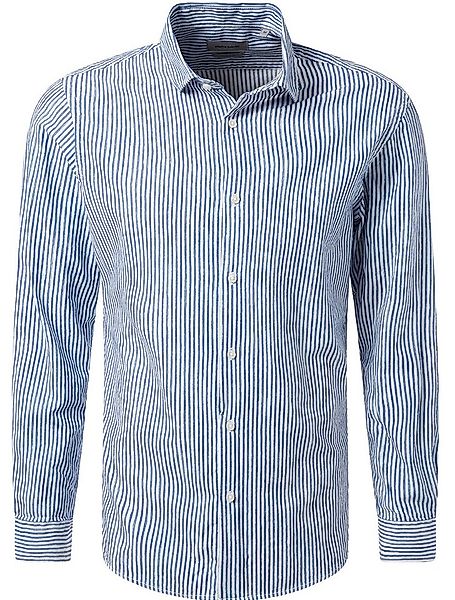 Pierre Cardin Langarmhemd Pierre Cardin Hemd modern fit modischer Streifen günstig online kaufen