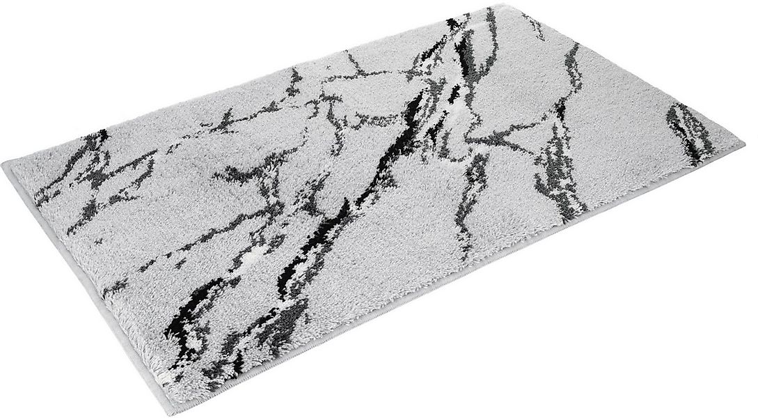 Vossen Badematte »Marble«, Höhe 16 mm, fußbodenheizungsgeeignet, Polyacryl, günstig online kaufen