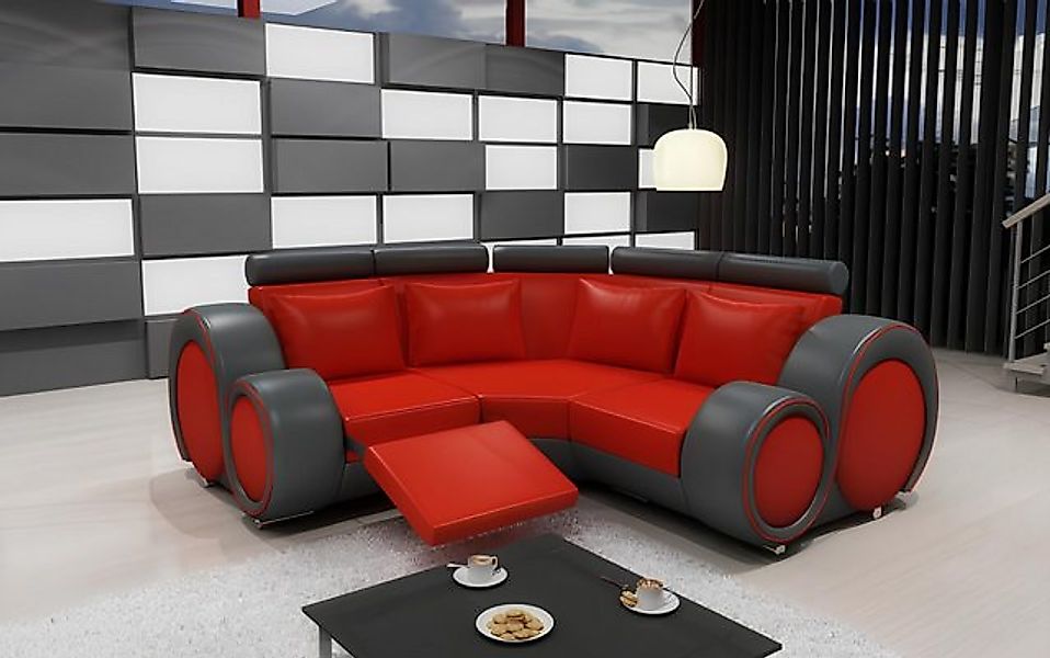 Xlmoebel Ecksofa Sofa aus Leder mit Wohnlandschaft, modernes Ecksofa Berlin günstig online kaufen