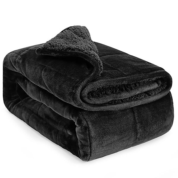 SiviO Gewichtsdecke Luxuriöse Sherpa-Fleece-Decke für Erwachse, günstig online kaufen