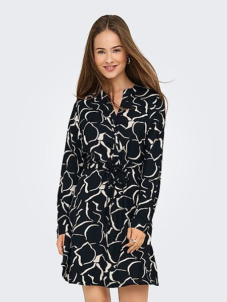 ONLY Druckkleid ONLCORY LIFE L/S V-NECK günstig online kaufen
