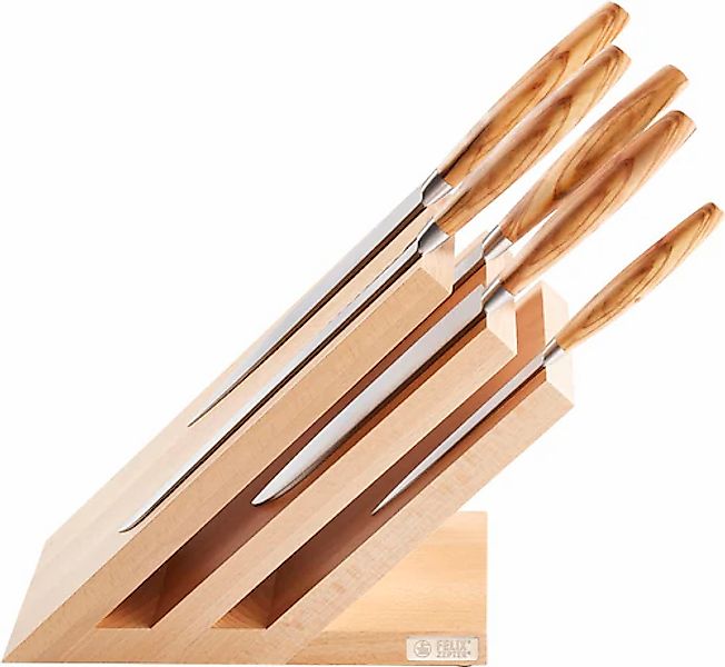 Felix Solingen Magnet-Messerblock »SIZE S OLIVE«, 6 tlg., Messerblock-Set 6 günstig online kaufen
