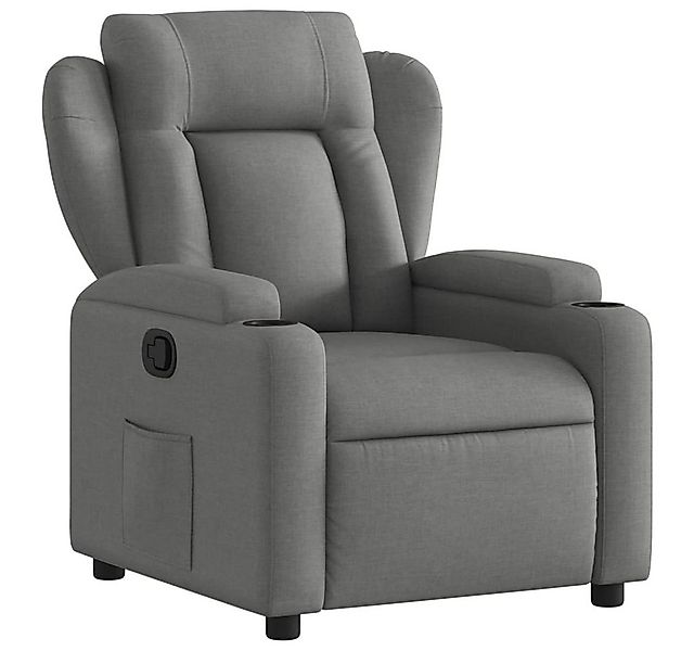 vidaXL Sessel Relaxsessel Dunkelgrau Stoff (1-St) günstig online kaufen