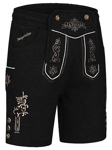 Steigenhöfer Manufaktur Jogginghose "MORITZ" kurze Jogginghose im Lederhose günstig online kaufen