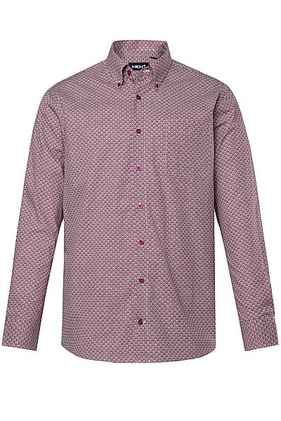 Men Plus Businesshemd Men+ Hemd Langarm Minimalmuster Kentkragen günstig online kaufen