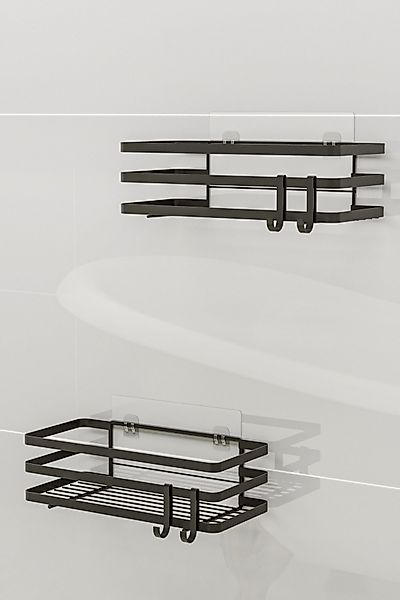 Emhelle Duschablage Selbstklebend Duschhalterung Organizer Wandregal günstig online kaufen