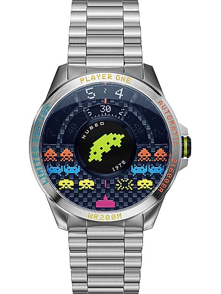 Nubeo Automatikuhr Nubeo NB-6082-SI-22 Herrenuhr Quasar günstig online kaufen