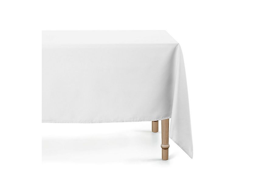 partydeco Tischdecke, Tischdecke rechteckig 140x170cm Polyester Stoff Weiß günstig online kaufen