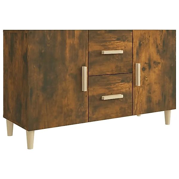 vidaXL Sideboard Räuchereiche 100x36x60 cm Holzwerkstoff 817465 günstig online kaufen