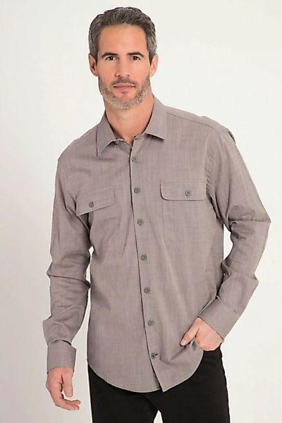 JP1880 Businesshemd Hemd Leinenoptik Kentkragen Modern Fit günstig online kaufen