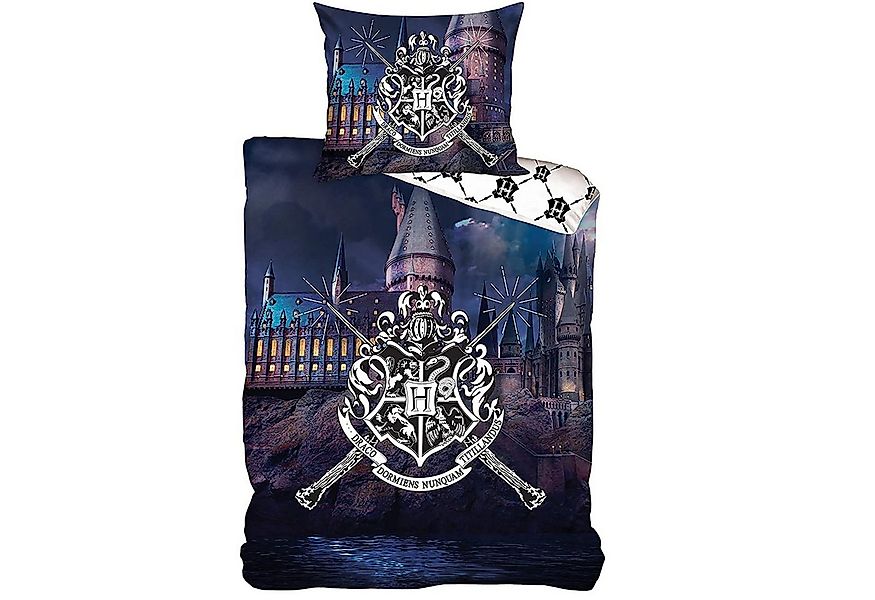 BERONAGE Kinderbettwäsche Harry Potter Magic Wands Bettwäsche Linon / Renfo günstig online kaufen