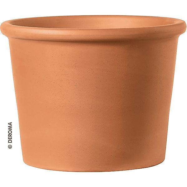 Deroma Pflanztopf Zylinder Bordato 33 cm Rot günstig online kaufen