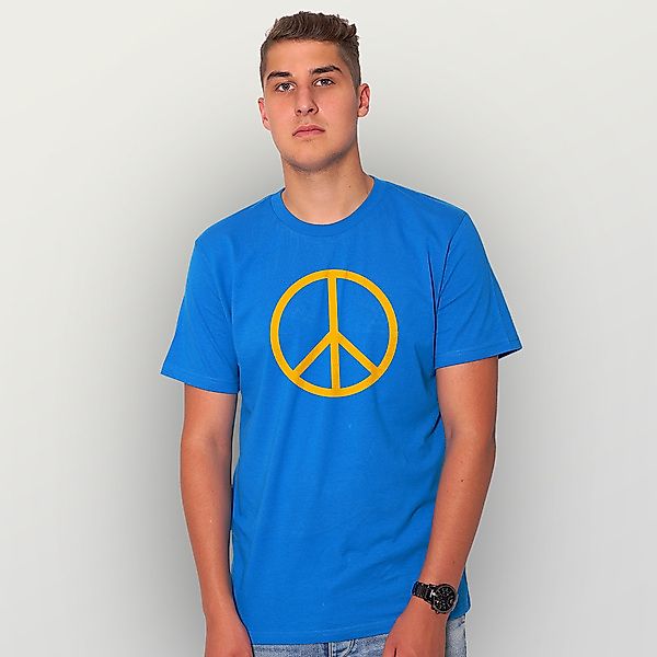 "Peace " Männer-t-shirt Von Earthpositive günstig online kaufen