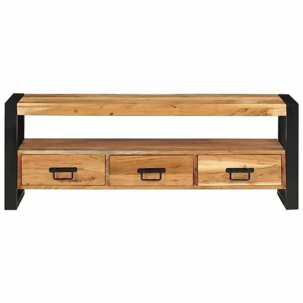 VidaXL TV-Schrank 120x30x45 cm Massivholz Akazie günstig online kaufen