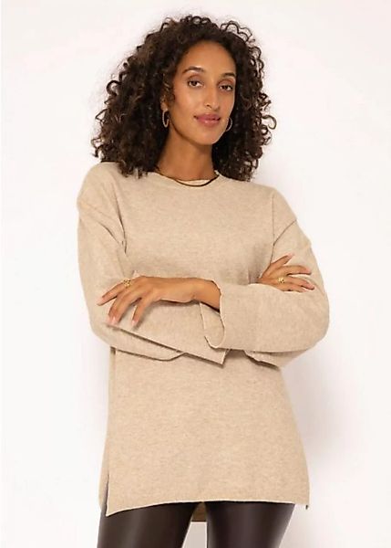SASSYCLASSY Strickpullover Oversize Pullover Damen aus weichem Feinstrick L günstig online kaufen