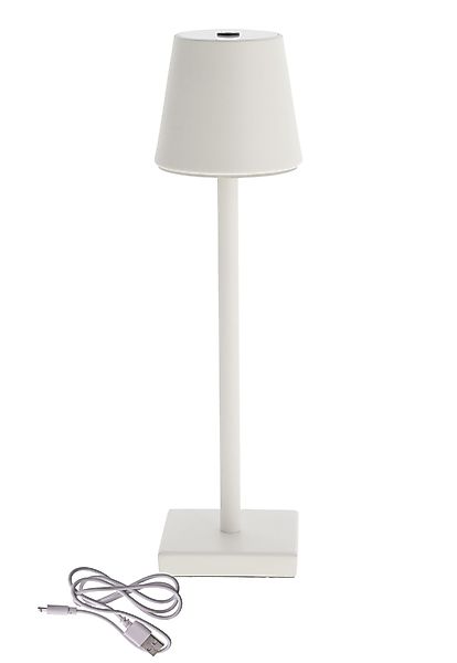 Spetebo LED Tischleuchte Metall LED Akku günstig online kaufen