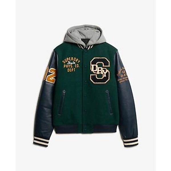 Superdry  Herren-Jacke Bomber à capuche avec écusson  College günstig online kaufen