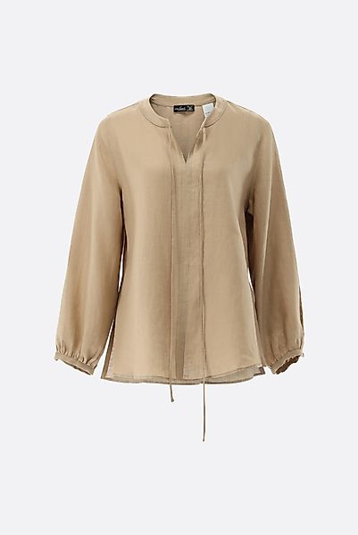 Tunika aus Leinen mit Bindeband günstig online kaufen