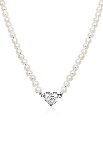 Elli Perlenkette Elli Halskette Choker Perle Herz Edelweiss 925 Silber günstig online kaufen